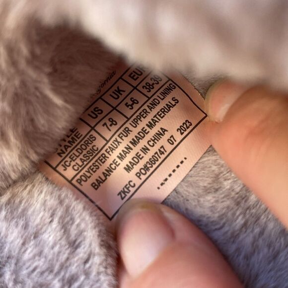 Juicy Couture Slip-On Plush Luxe Comfort Lavender Slippers Women’s 7-8 - Picture 8 of 12